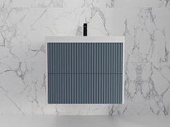 Style Line Мебель для ванной Стокгольм 70 подвесная графит софт – фотография-4